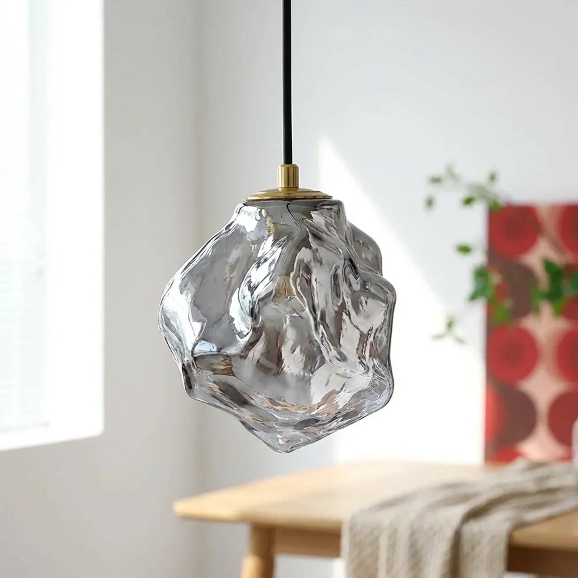 Organic Lava Glass Pendant Light Fixture for Modern Interiors | Temsk