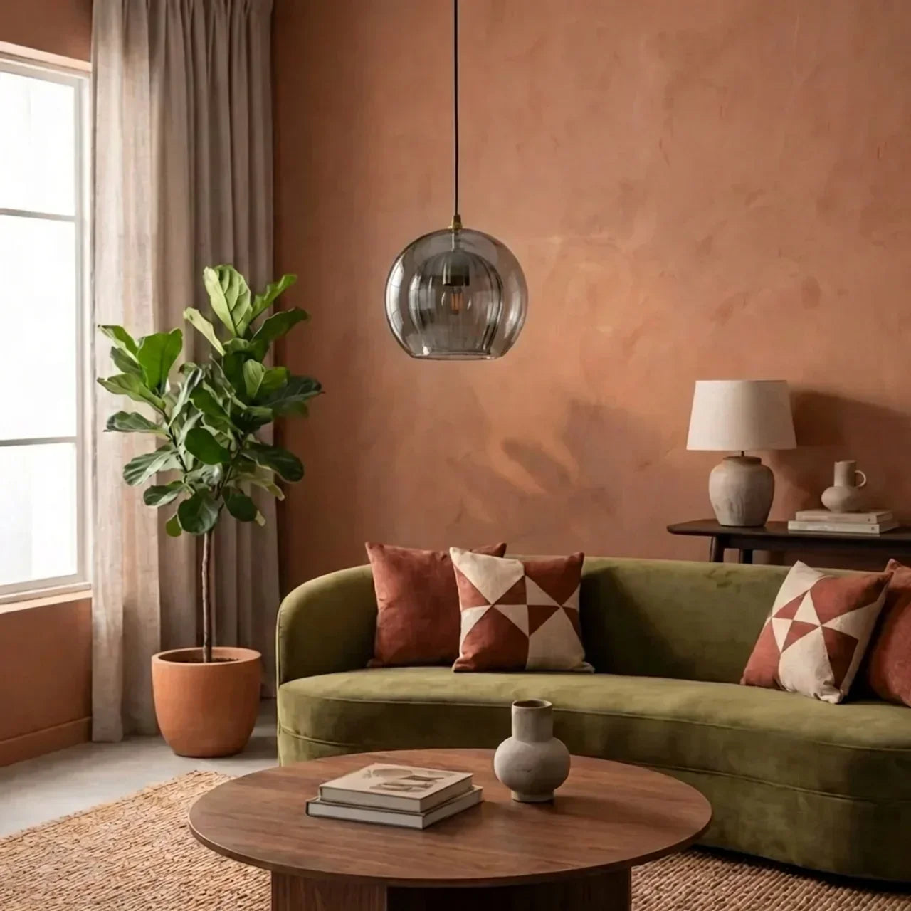 Glass Pendant Light Available In Several Size Options | Temsk
