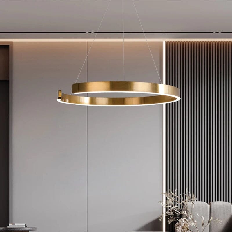 Astraelle Nordic Ring Chandelier for Modern Living Spaces | Temsk