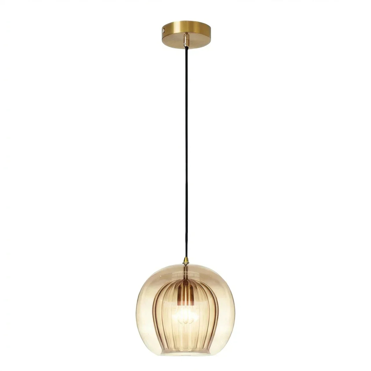 Glass Pendant Light Available In Several Size Options | Temsk
