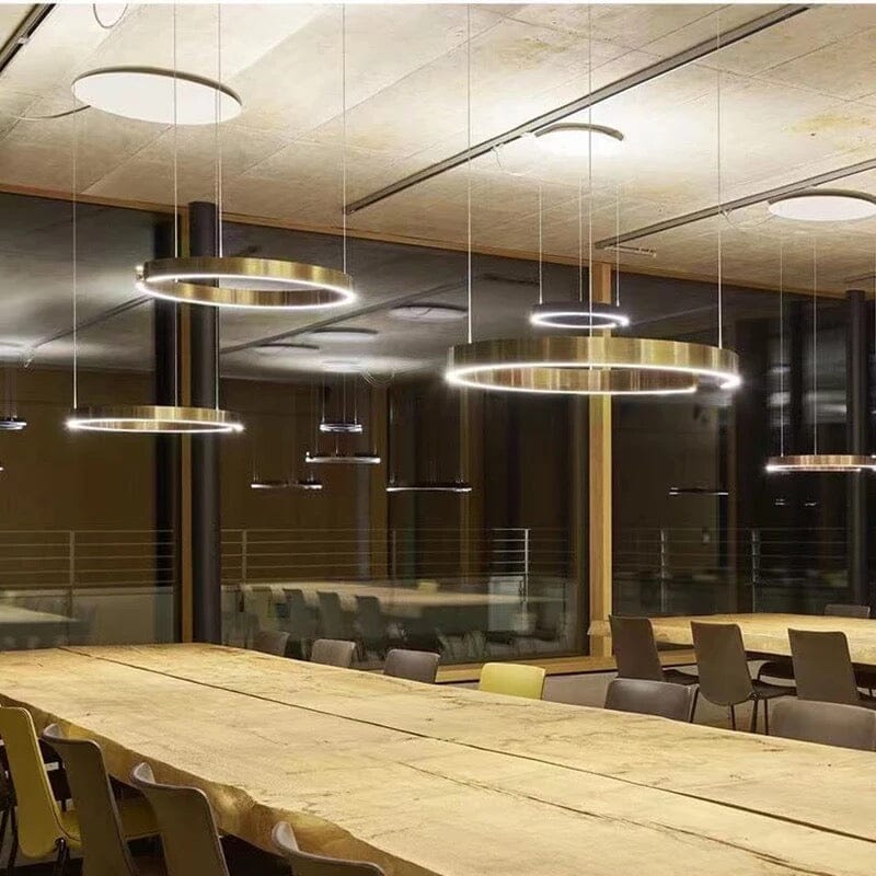 Astraelle Nordic Ring Chandelier for Modern Living Spaces | Temsk