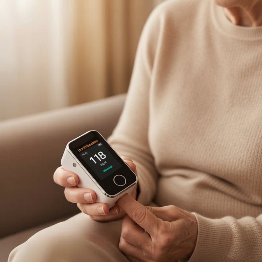 Finger Pulse Oximeter For Noninvasive Oxygen Saturation And Pulse Rate | Temsk