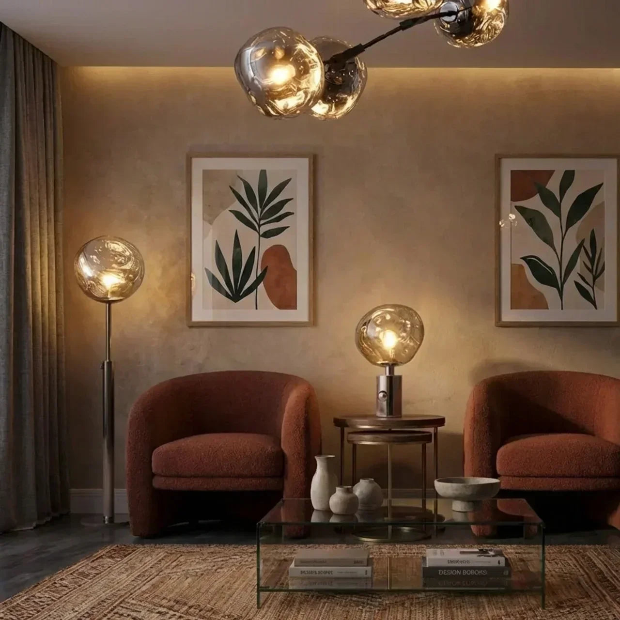 Melted Acrylic Floor Lamp for Indoor Use and Decor | Temsk