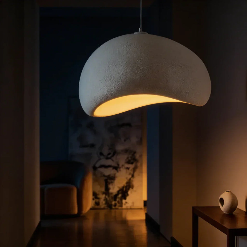 Galet Air Pendant Light With Organic Stone Form Design | Temsk
