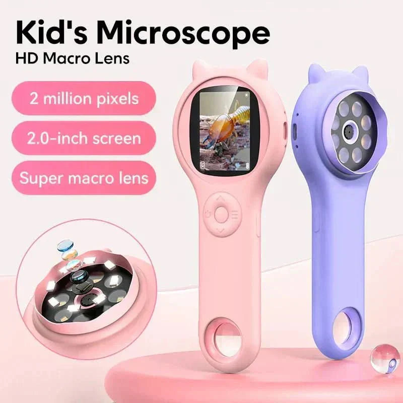 Mini mikroskop NovaScope pro děti s možností fotografování a natáčení videa | Temsk