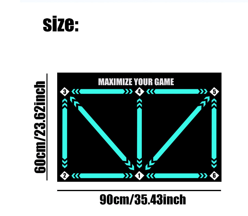 GoalReady Non-Slip Football Training Mat for Home Practice | Temsk