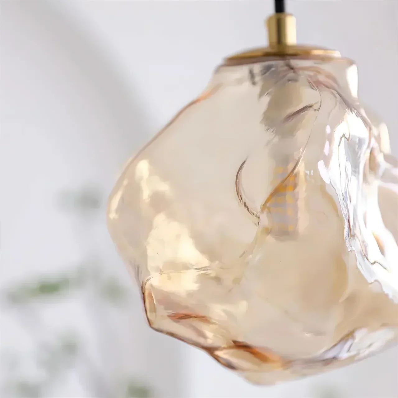 Organic Lava Glass Pendant Light Fixture for Modern Interiors | Temsk