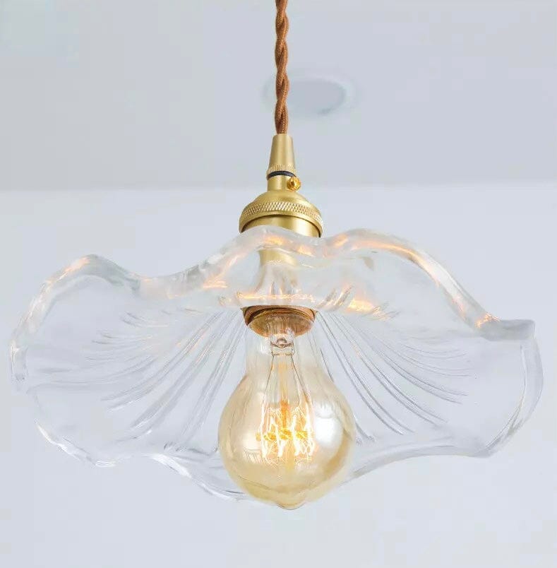 Lyra Glass Pendant Lights With Nordic Floral Motifs | Temsk