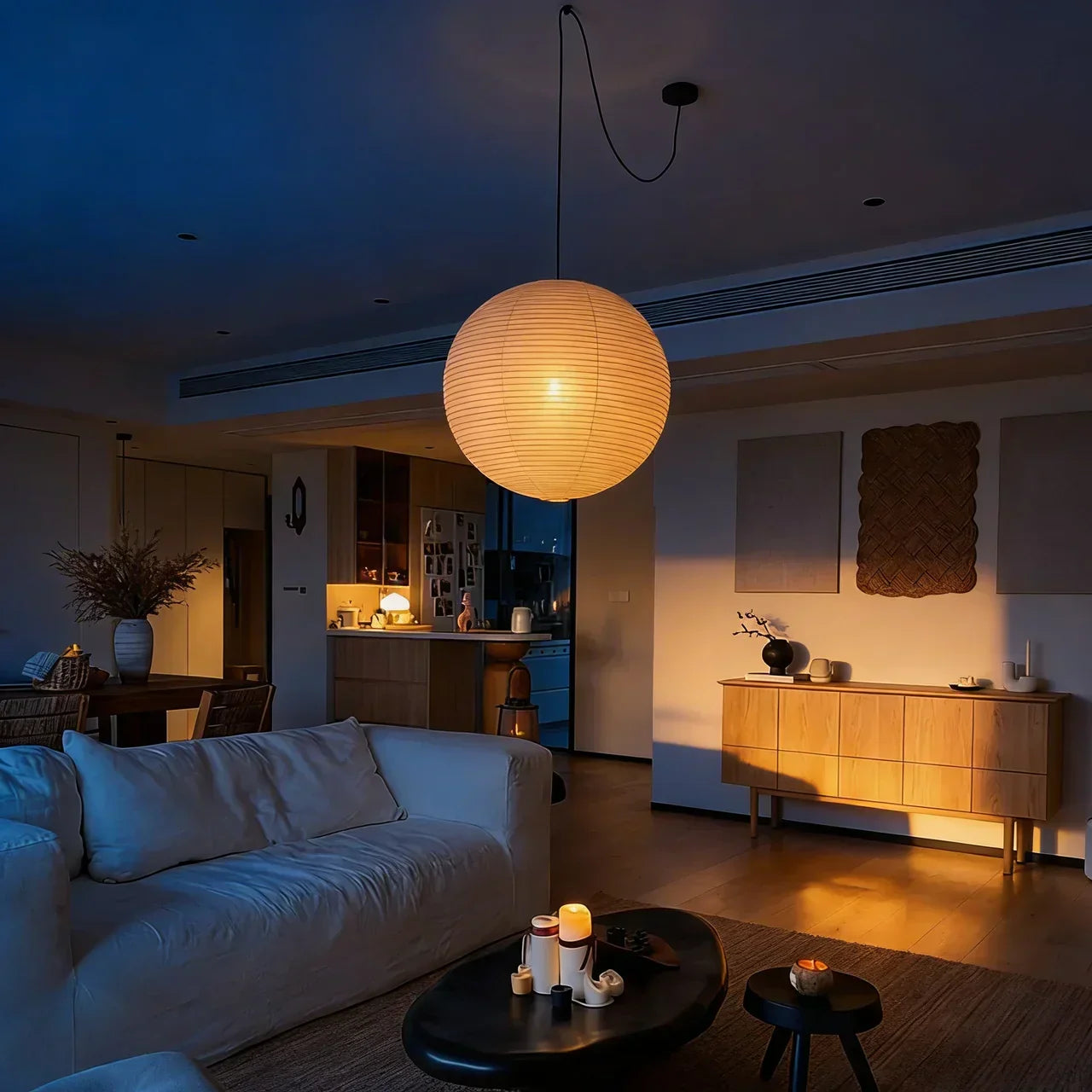 Mulberry Silk Swag Pendant Light Plug-In Design Fixture | Temsk