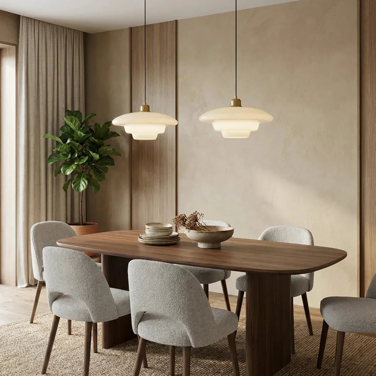 Vintage Clear Glass Pendant Ceiling Light For Indoor Use | Temsk