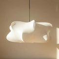 Mulberry Silk Pendant Light Sculptural Shade Design | Temsk