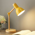 Nordische Holz-LED-Schreibtischlampe mit minimalistischem skandinavischem Licht | Temsk