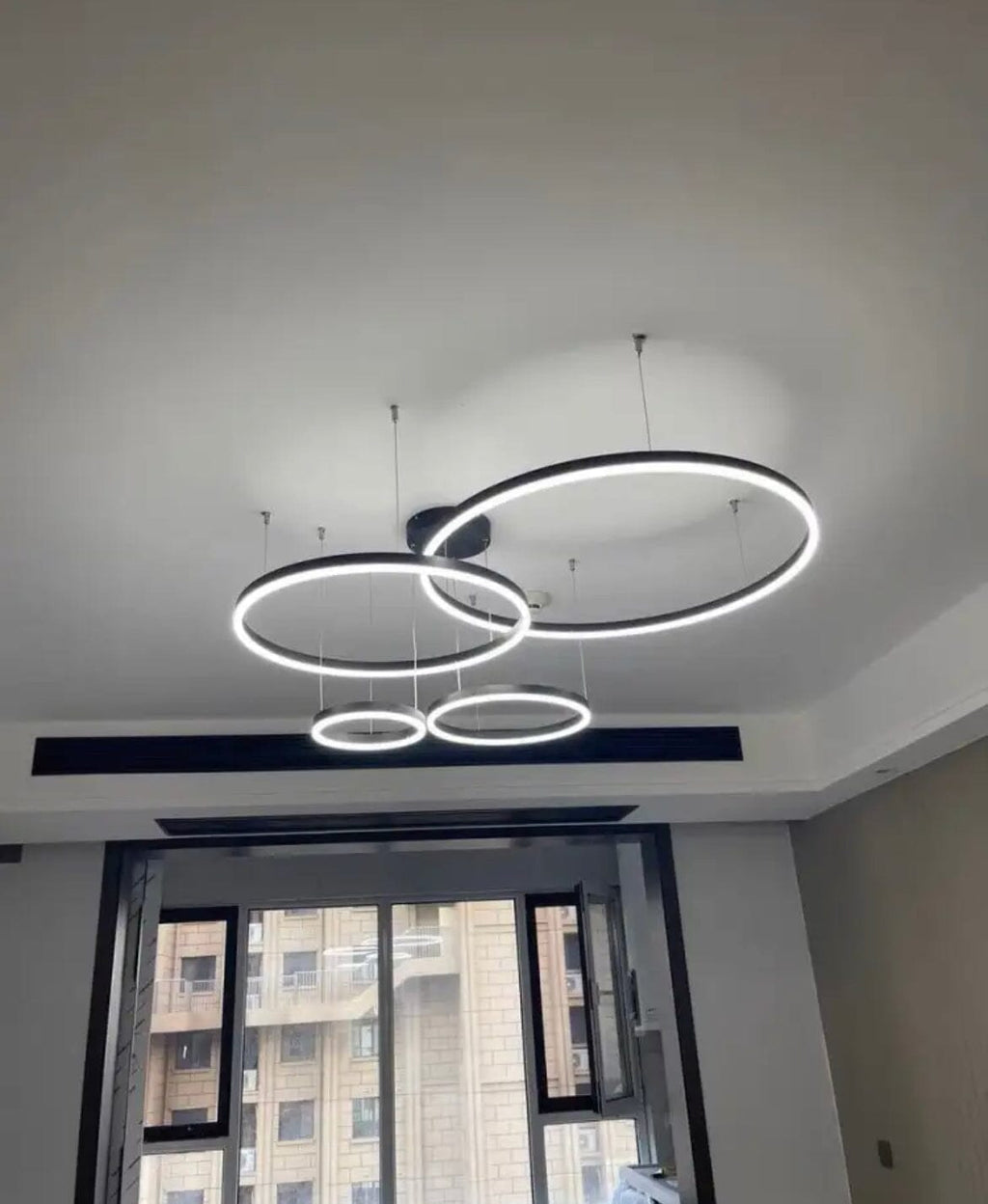 Solara Ring Lamp With Premium Aluminum And Acrylic Construction 12500 Lumens | Temsk