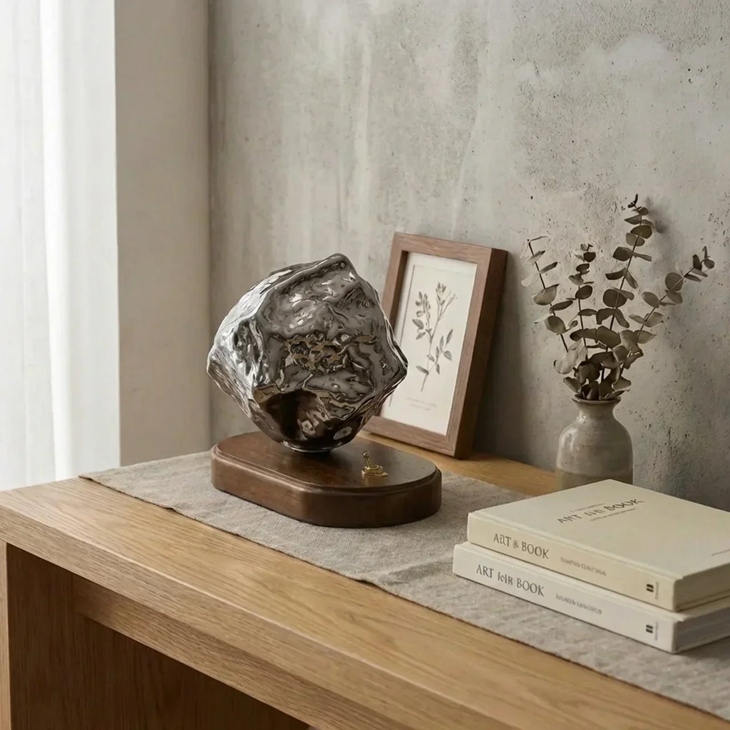 Organic Glass Table Lamp Lighting Fixture For Elegant Interiors | Temsk