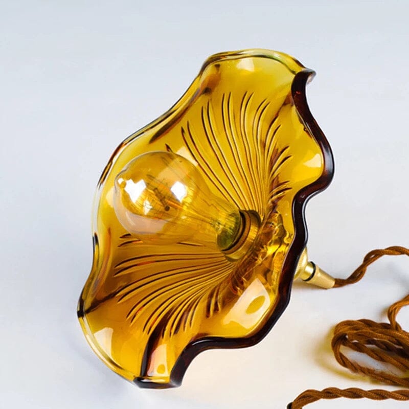 Lyra Glass Pendant Lights With Nordic Floral Motifs | Temsk