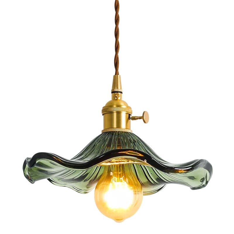 Lyra Glass Pendant Lights With Nordic Floral Motifs | Temsk