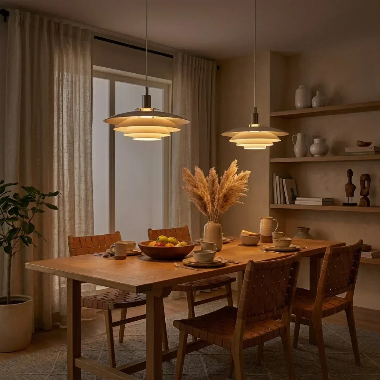 Dansk Moderne Flerlags Pendellampe | Temsk