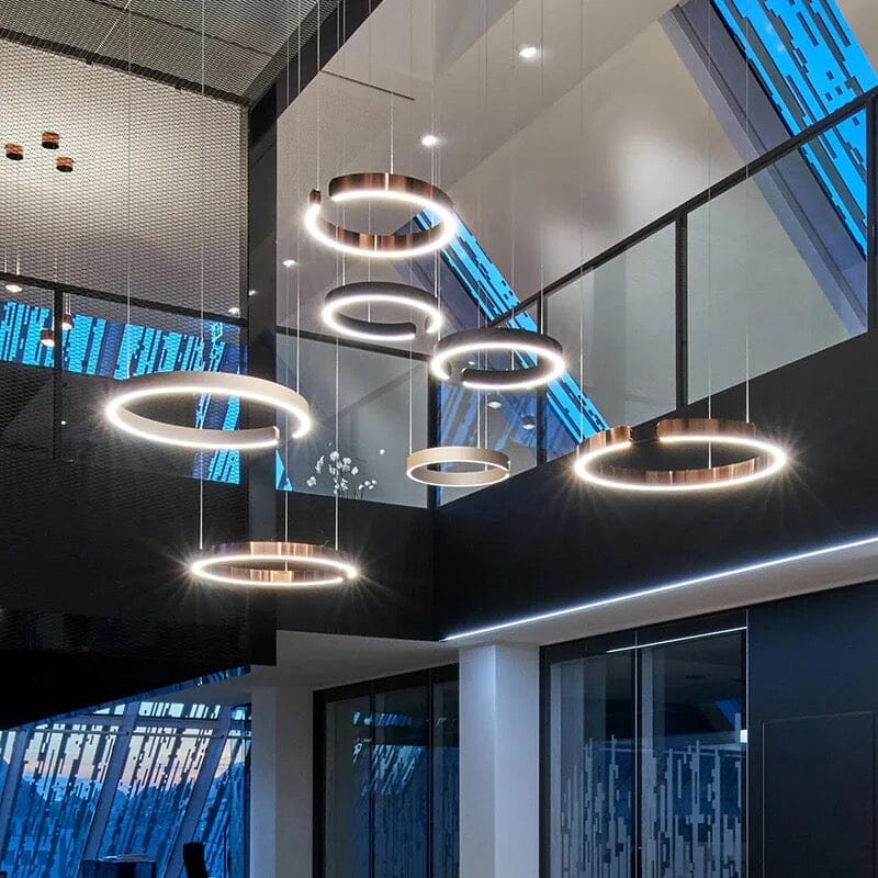 Astraelle Nordic Ring Chandelier for Modern Living Spaces | Temsk