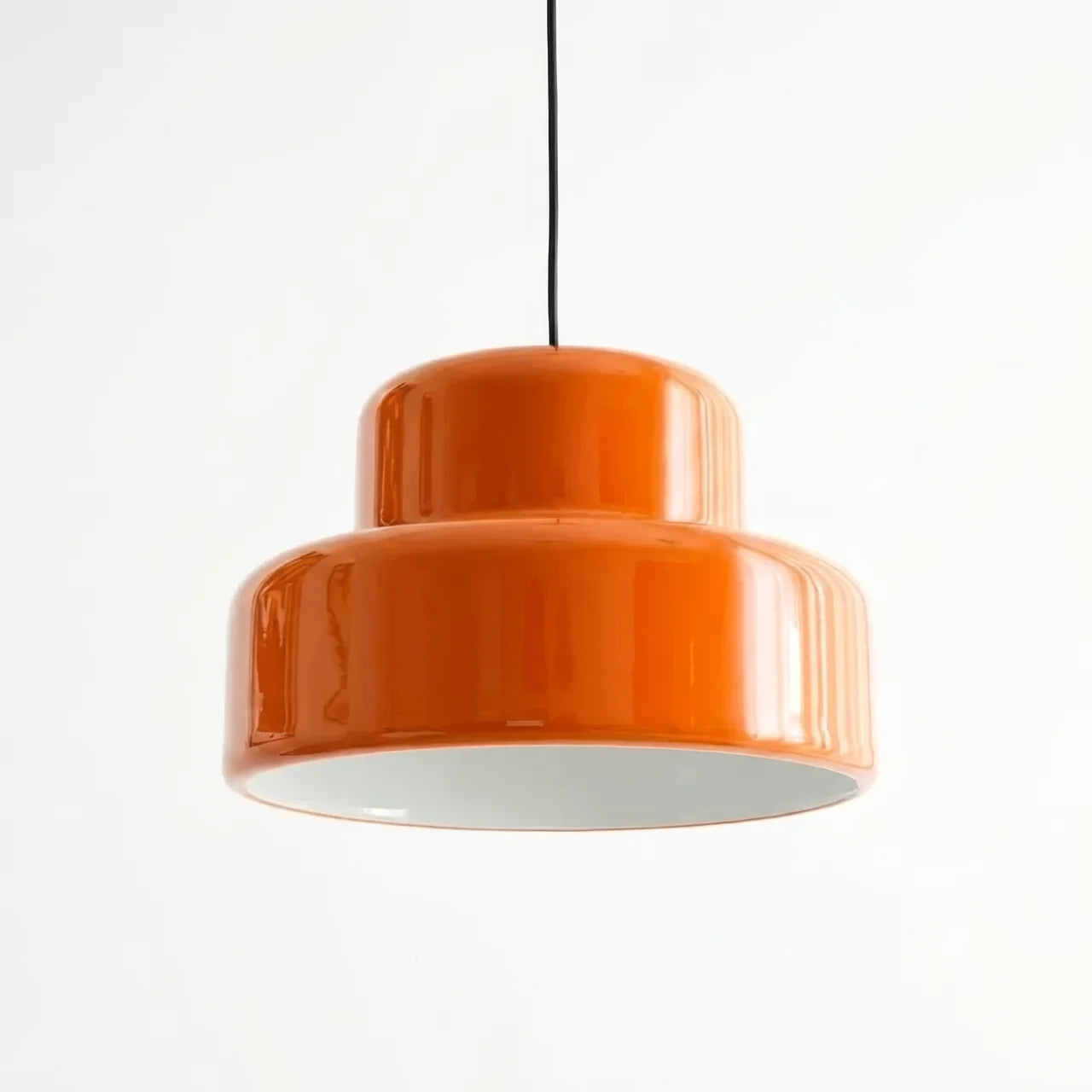 Bauhaus Style Coloured Glass Pendant Light In Bowl Form | Temsk