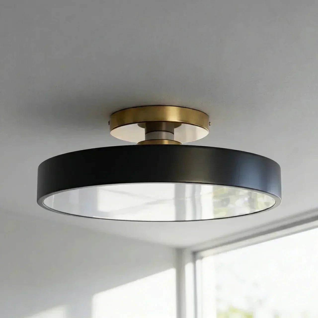 Lampa sufitowa do montażu podtynkowego w kształcie bębna z wbudowanym LED | Temsk