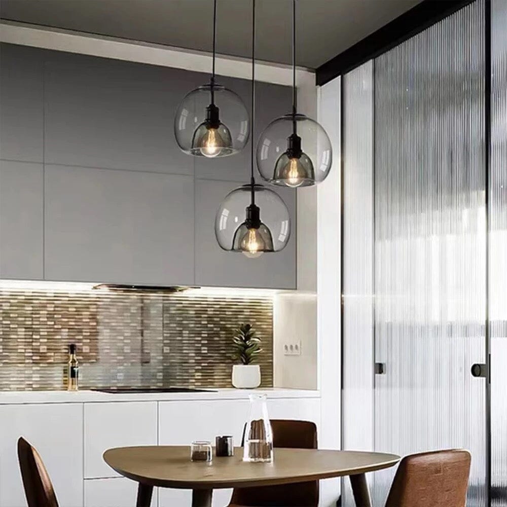 Lampade a sospensione Aurelia in vetro per cucine moderne e altro | Temsk