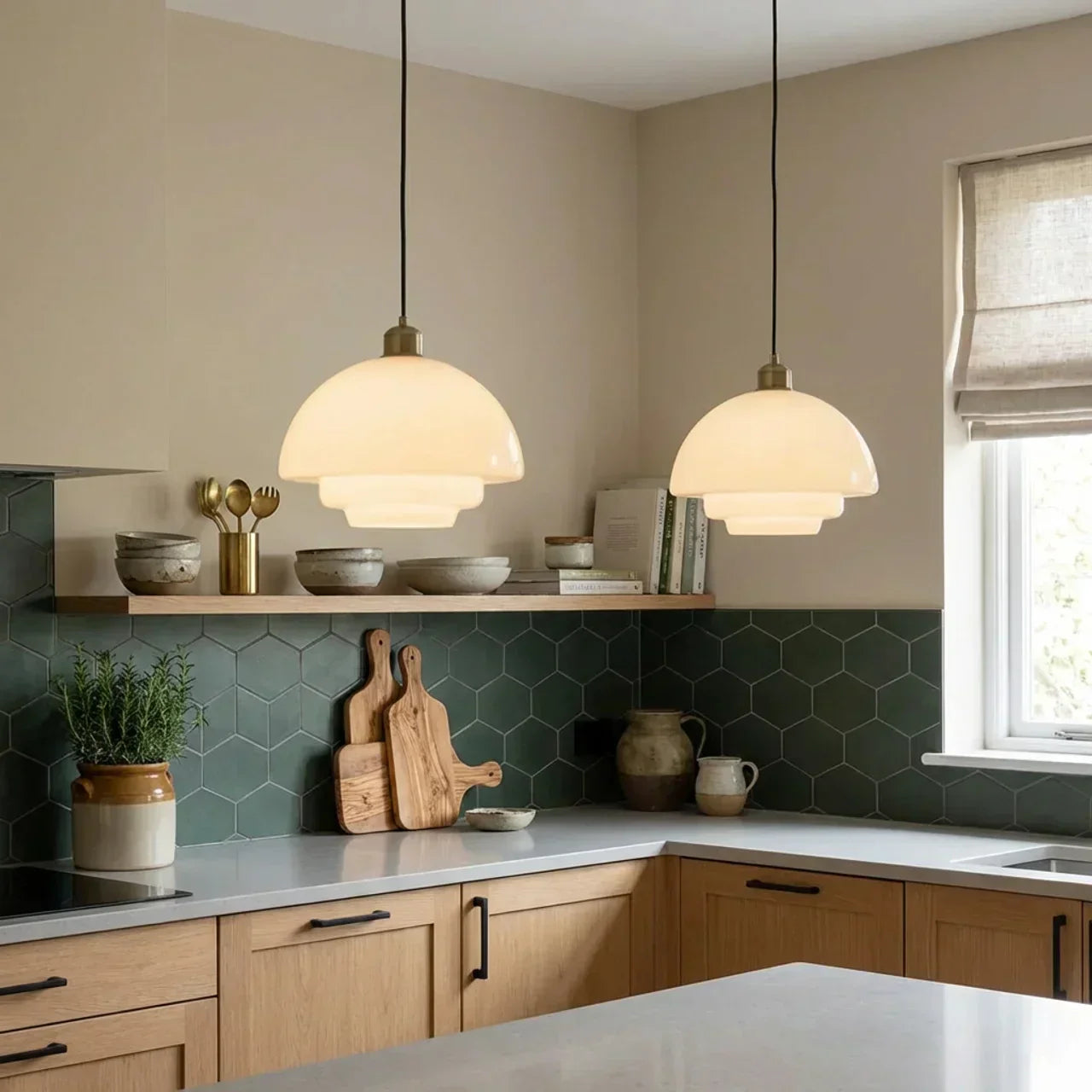 Vintage Clear Glass Pendant Ceiling Light For Indoor Use | Temsk