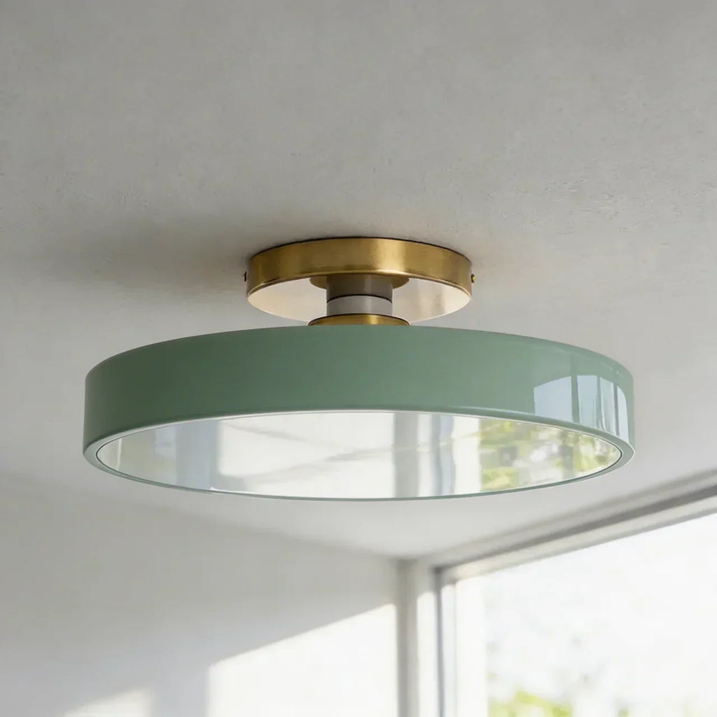 Lampa sufitowa do montażu podtynkowego w kształcie bębna z wbudowanym LED | Temsk