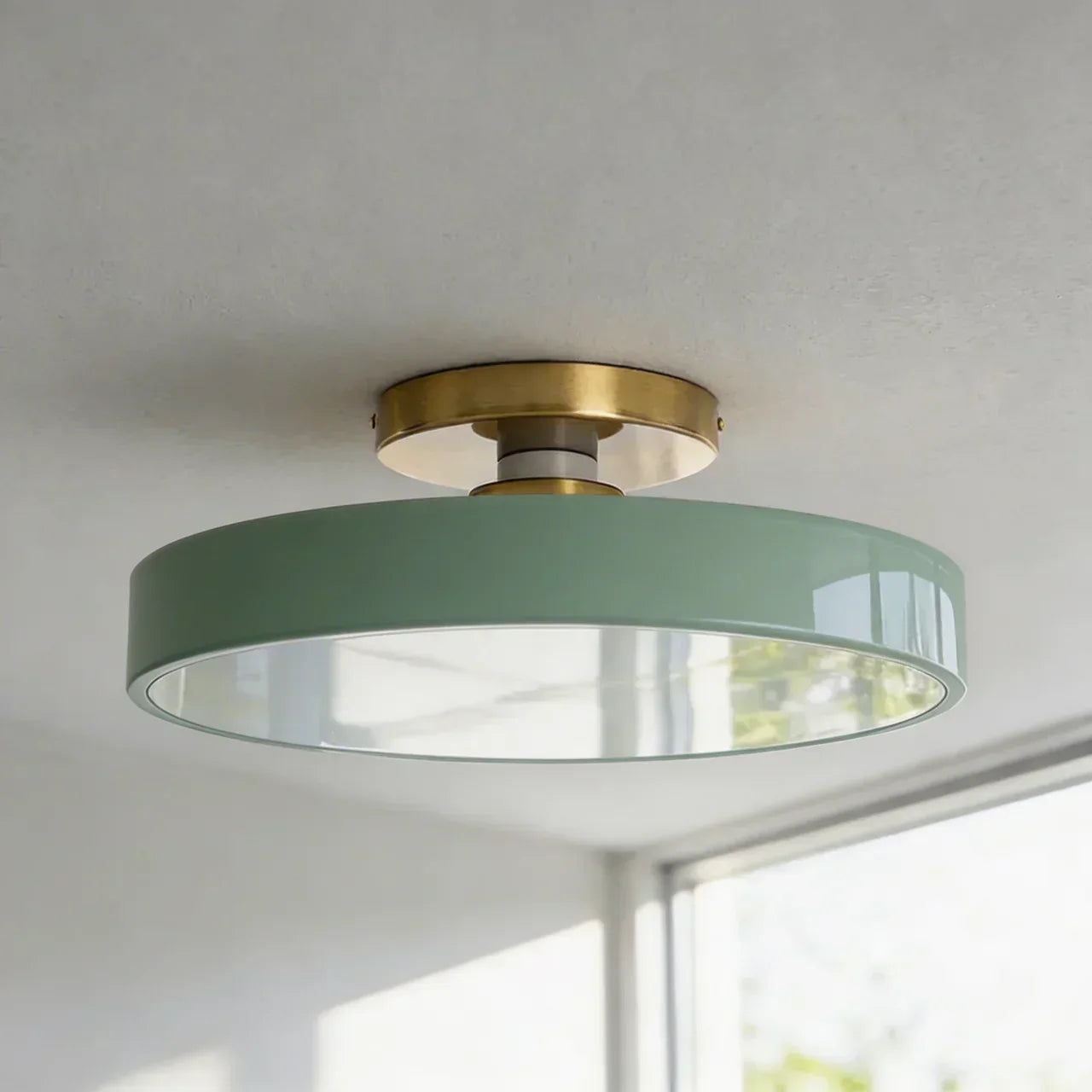Lampa sufitowa do montażu podtynkowego w kształcie bębna z wbudowanym LED | Temsk
