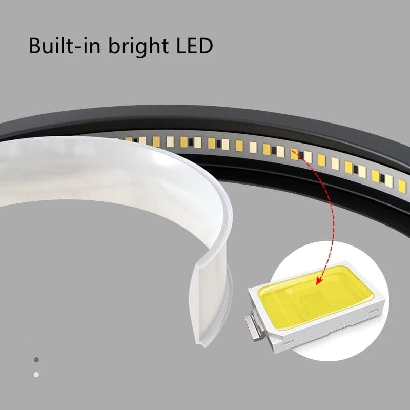 Solara Ring Lamp With Premium Aluminum And Acrylic Construction 12500 Lumens | Temsk