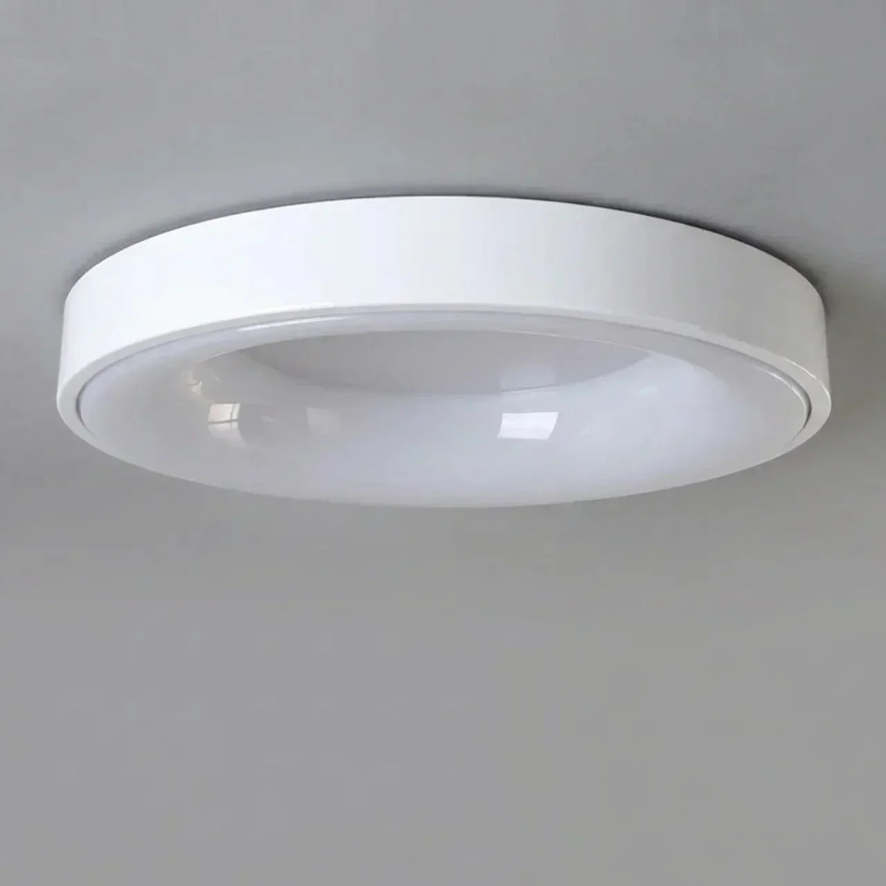 Flush Mount Ceiling Light With Hollow Centre LED Design | Temsk