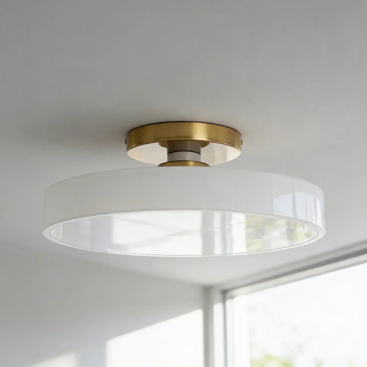 Lampa sufitowa do montażu podtynkowego w kształcie bębna z wbudowanym LED | Temsk