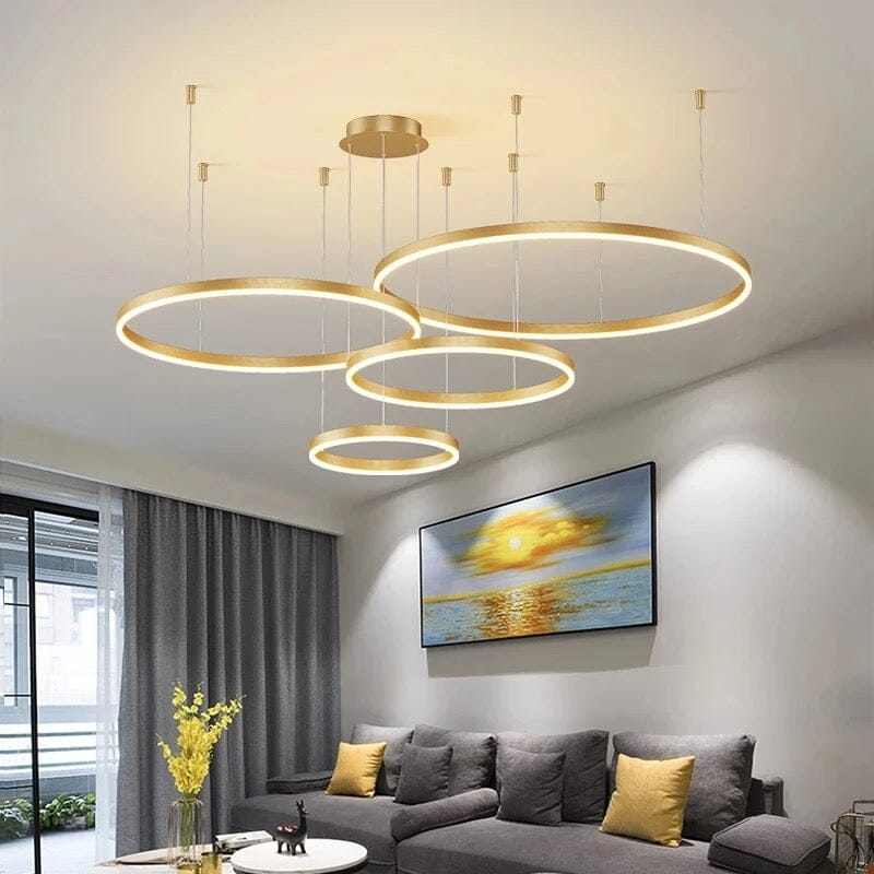 Solara Ring Lamp With Premium Aluminum And Acrylic Construction 12500 Lumens | Temsk