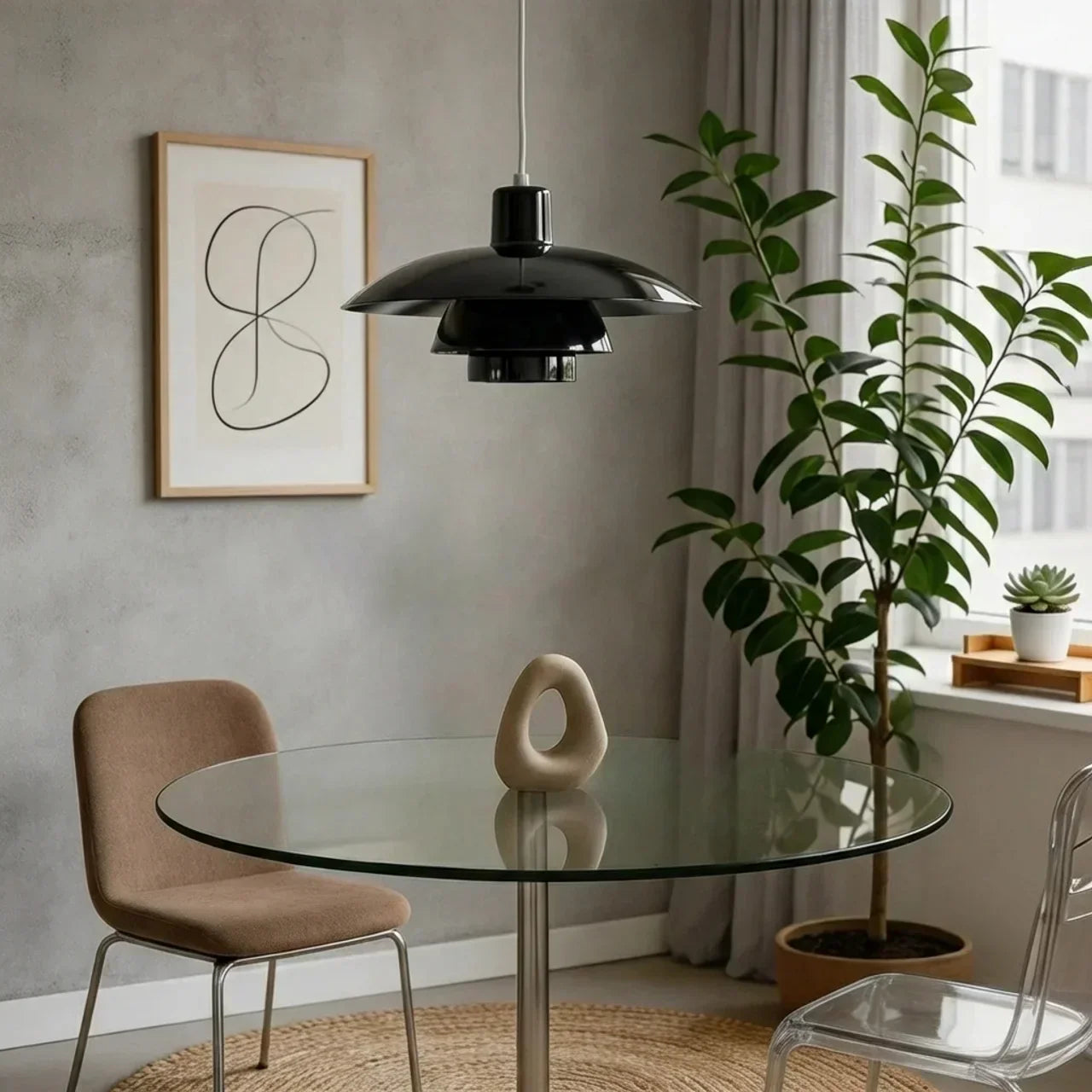 Danish Modern Minimalist Chandelier Lighting Fixture | Temsk