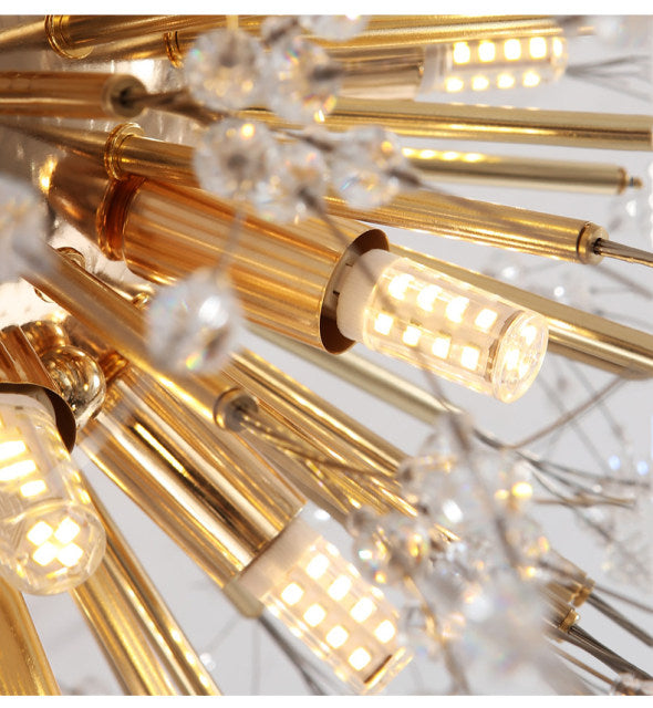 Elegant Dandelion Crystal Pendant Light For Modern Interiors | Temsk