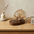 Organic Glass Table Lamp Lighting Fixture For Elegant Interiors | Temsk