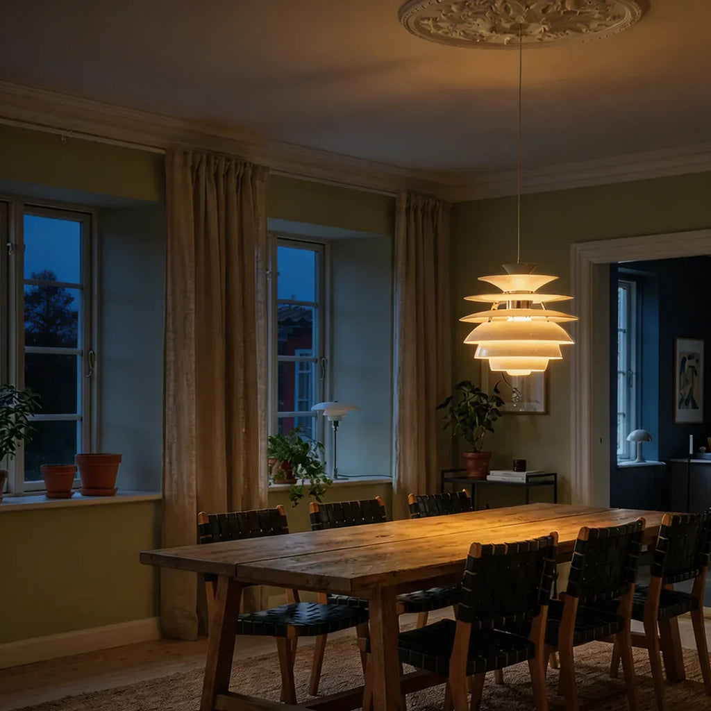 Danish Modern Glare-Control Pendant Lighting Fixture | Temsk