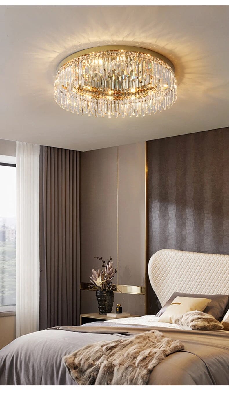 Empressa Crystal Lighting Collection Featuring Stainless Steel And K9 Crystals | Temsk