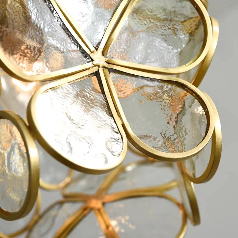 Liora Glass Flower Pendant Light for Living Rooms and Homes | Temsk