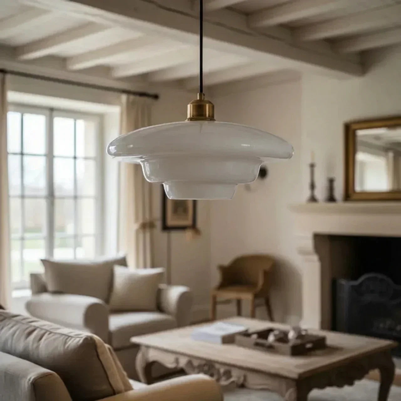 Vintage Clear Glass Pendant Ceiling Light For Indoor Use | Temsk