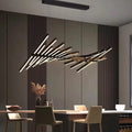 LatticeChord Chandelier Aluminum Modern Pendant With Remote And 40 E26/E27 Sockets | Temsk