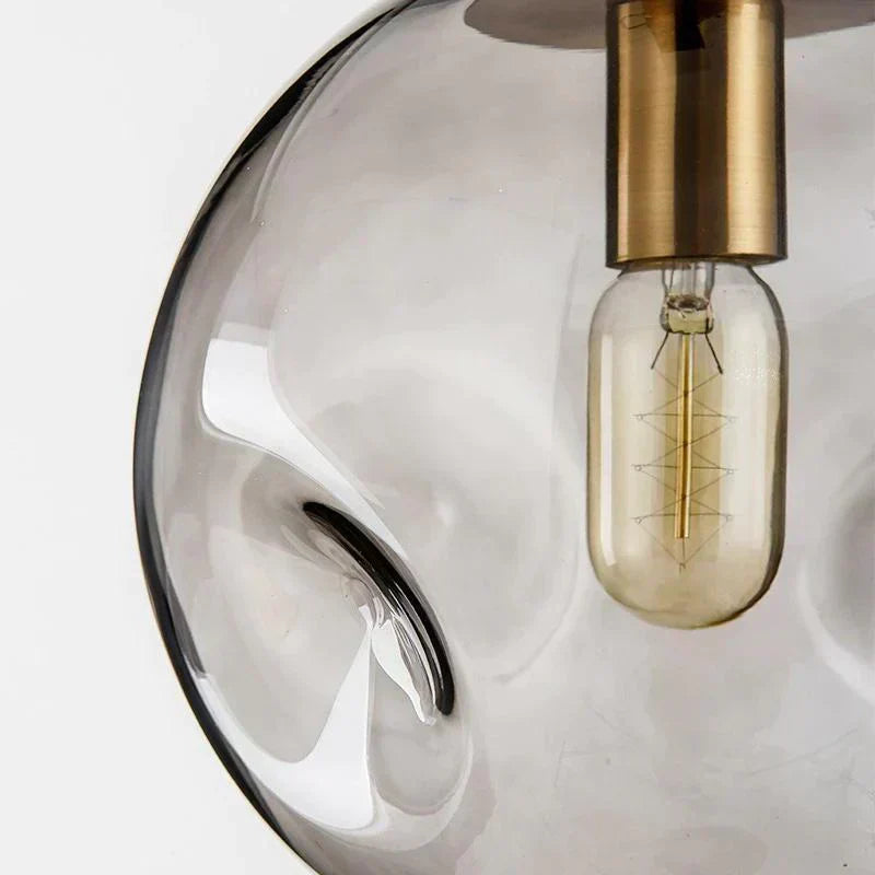 AstraLume Glass Pendant Light Multi Tone Finish For Kitchens And Bathrooms | Temsk