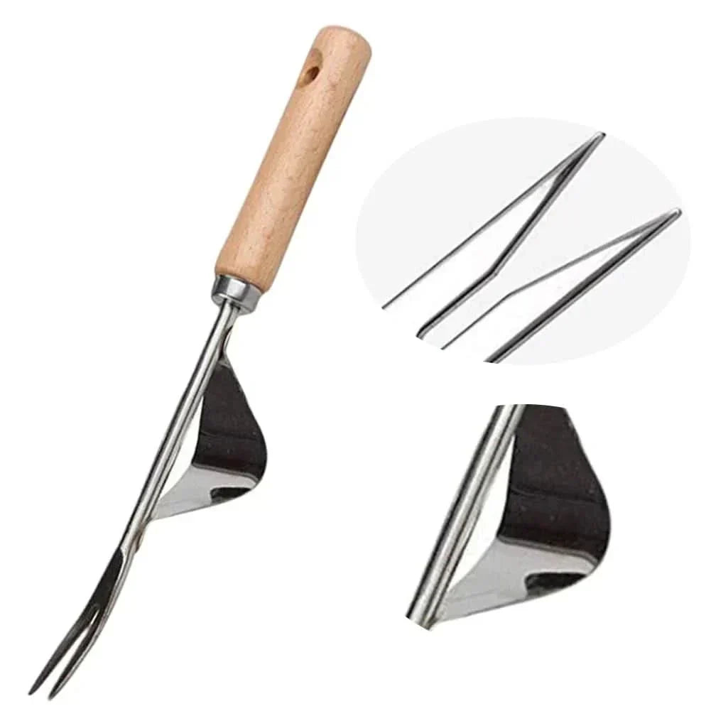 Verdant Grip Precision Weed Remover With Ergonomic Handle For Easy Use | Temsk