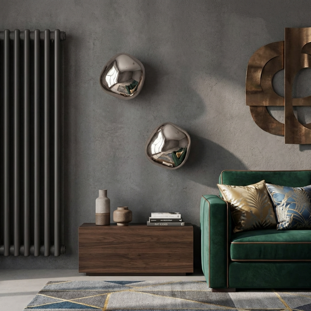 Molten Acrylic Wall Light Sconce With Glacier-Inspired Shade | Temsk