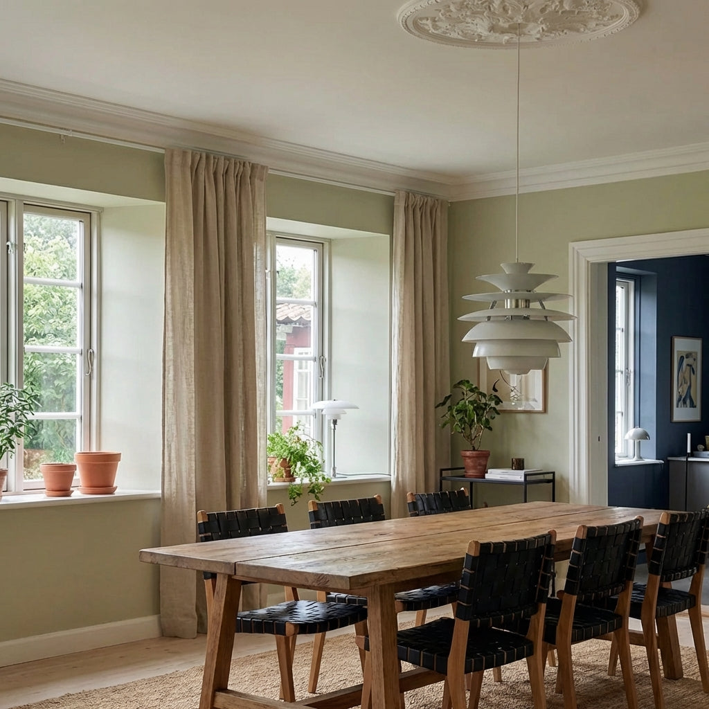 Danish Modern Glare-Control Pendant Lighting Fixture | Temsk