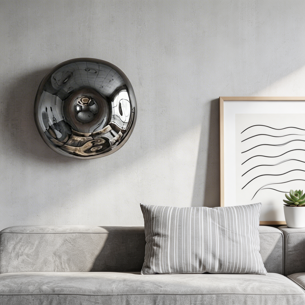Molten Acrylic Wall Light Sconce With Glacier-Inspired Shade | Temsk