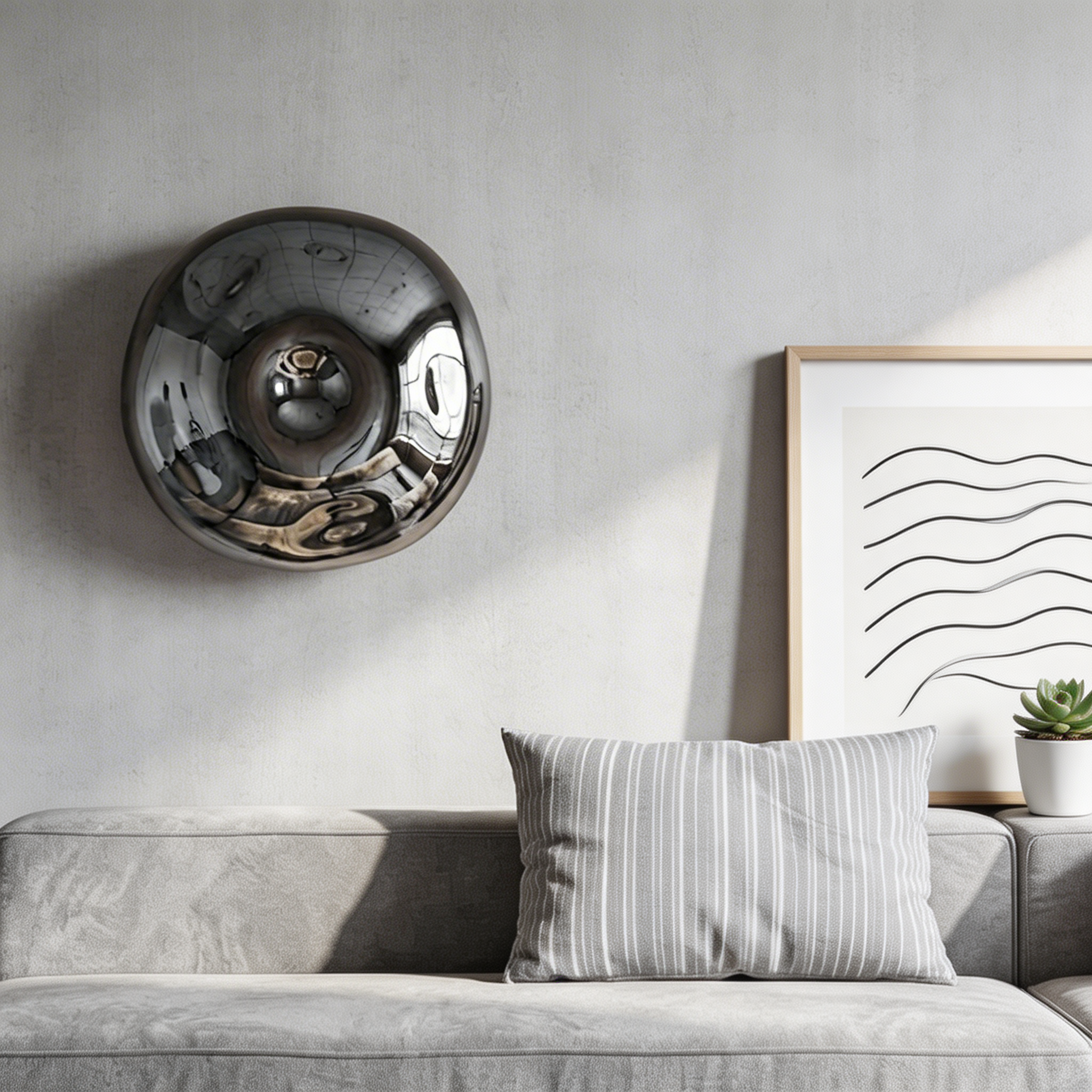 Molten Acrylic Wall Light Sconce With Glacier-Inspired Shade | Temsk
