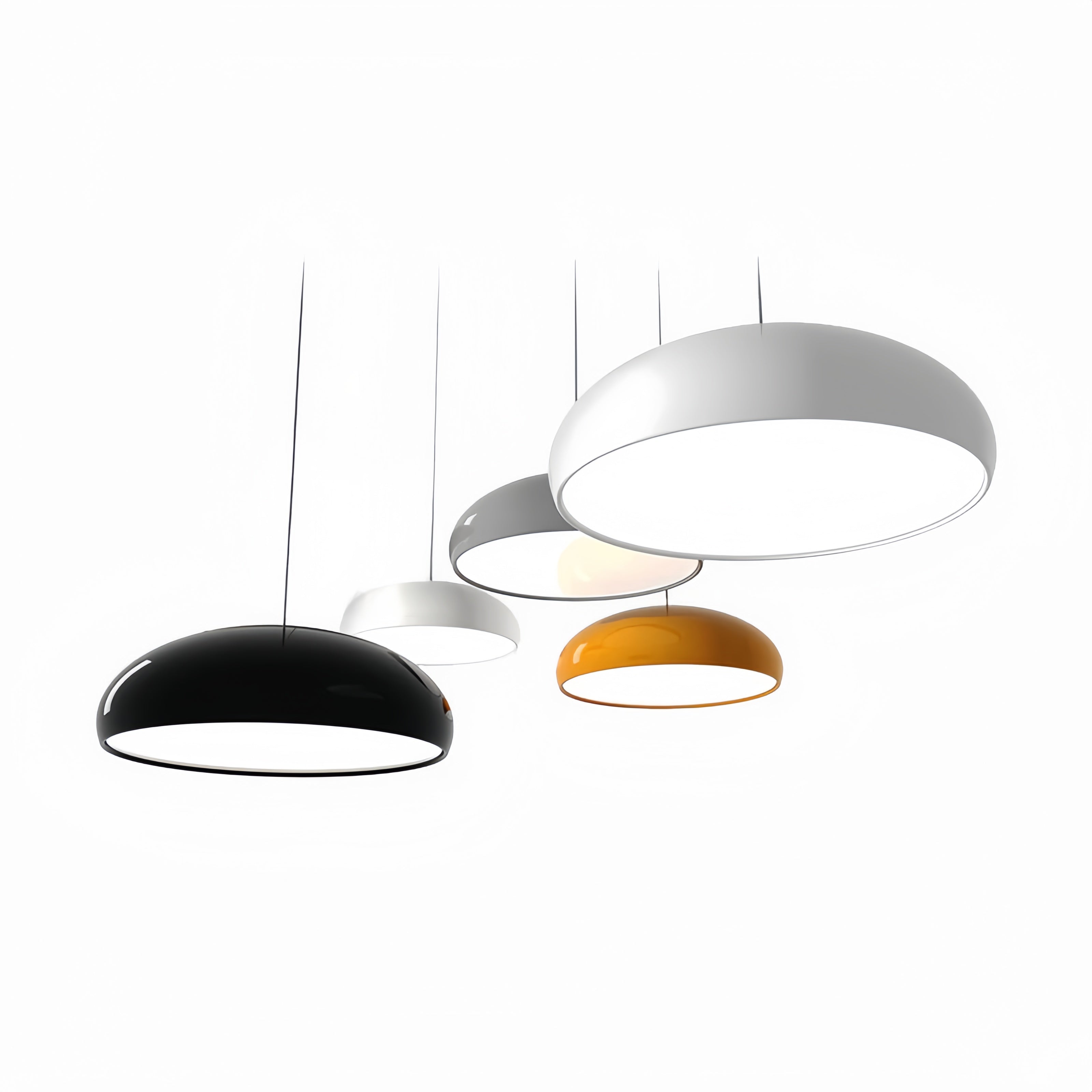 Lira Pendelleuchte im künstlerischen Art-Deco-Stil, moderne Metall-Deckenleuchte | Temsk