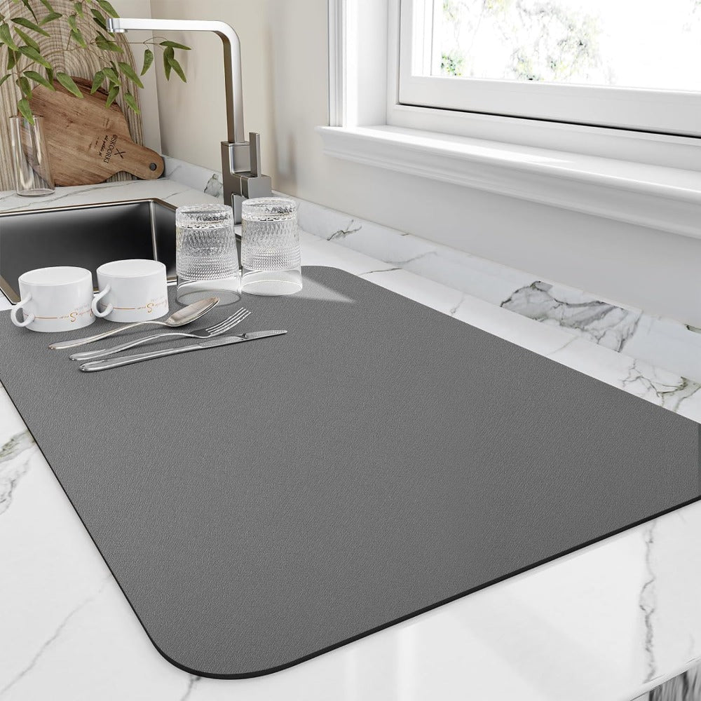 Nova Absorbent Dish Mat For Quick Drying In The Kitchen | Temsk