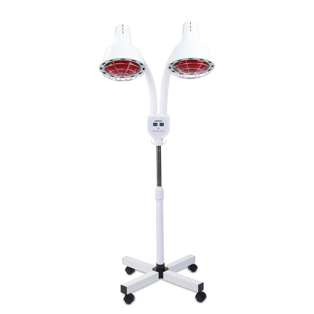 Dual-Head Infrared Heat Lamp for Home Therapy | Temsk