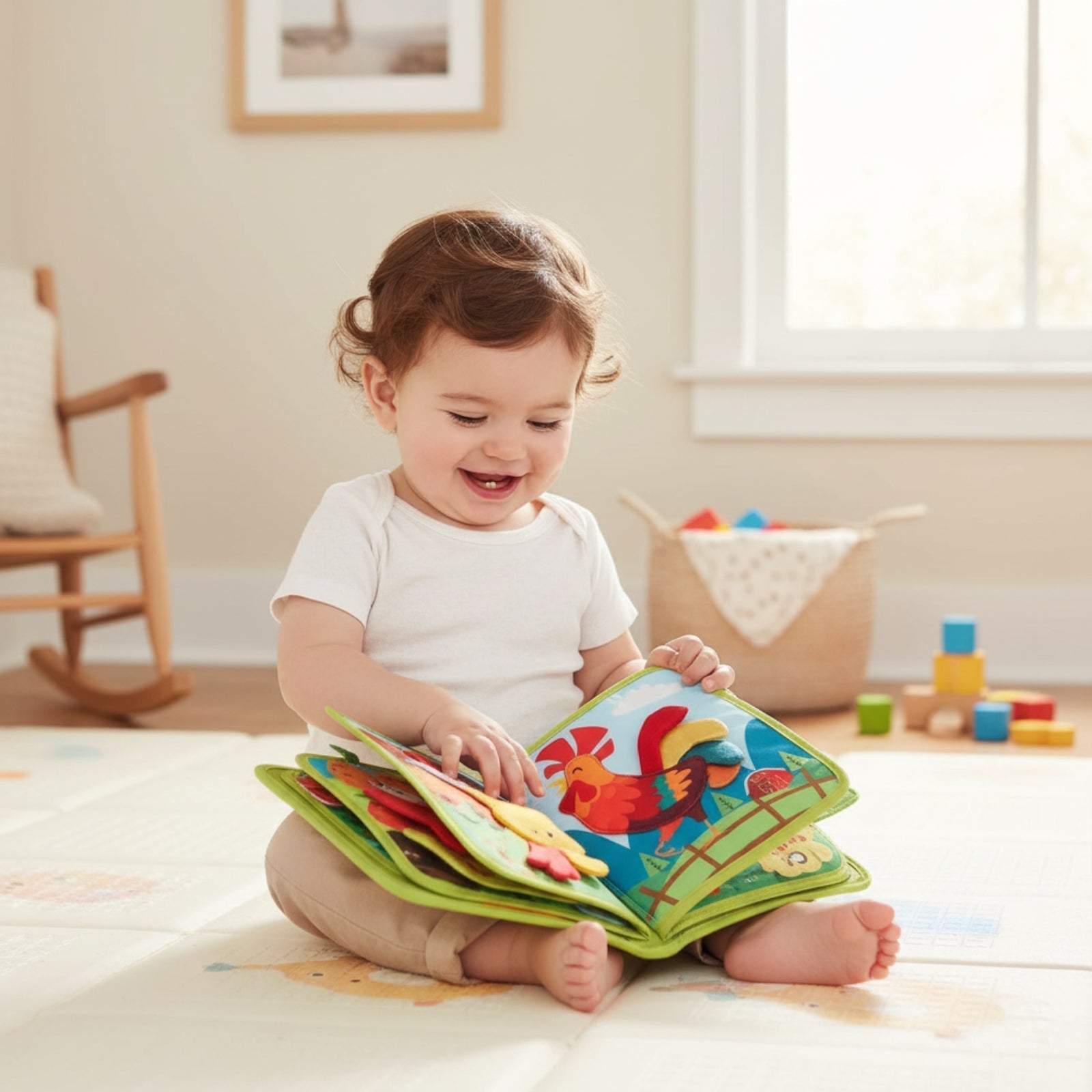 Montessori Bauernhof Naturabenteuer für Kinder, interaktives Buch | Temsk